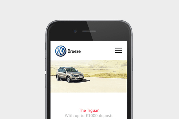 Increasing vehicle enquiries by 350% for Breeze Volkswagen